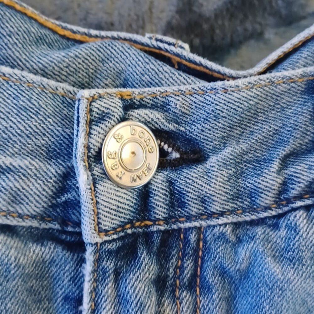 Rag & Bone Winnie Cut Off Denim Shorts - Size 27 - Picture 3 of 6